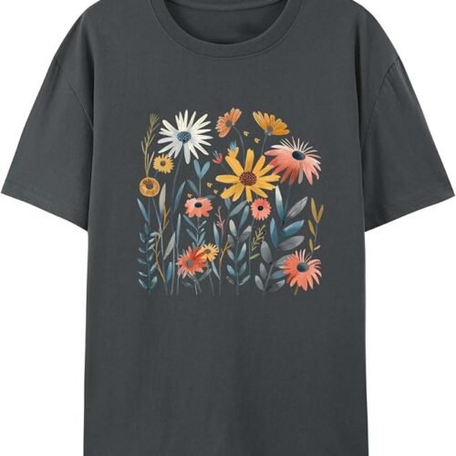 61tCGbTNJgL._AC_SX679_ Women's Floral Graphic T-Shirt