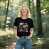 718h0YjjFAL._AC_SX679_ Women's Floral Graphic T-Shirt
