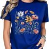 71e4gS+ZwrL._AC_SX679_ Women's Floral Graphic T-Shirt